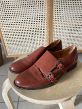 Load image into Gallery viewer, Brown Buckle Loafers
