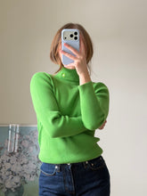 Load image into Gallery viewer, Green Ribbed Turtleneck
