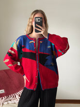 Load image into Gallery viewer, Handmade Colour Blocked Cardigan
