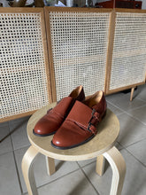 Load image into Gallery viewer, Brown Buckle Loafers
