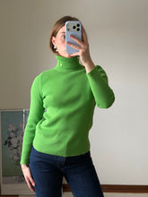 Load image into Gallery viewer, Green Ribbed Turtleneck
