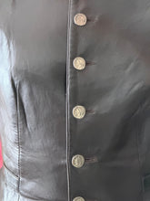 Load image into Gallery viewer, Leather Coin Button Vest
