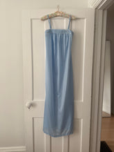 Load image into Gallery viewer, Shiny Blue Floor Length Nightgown
