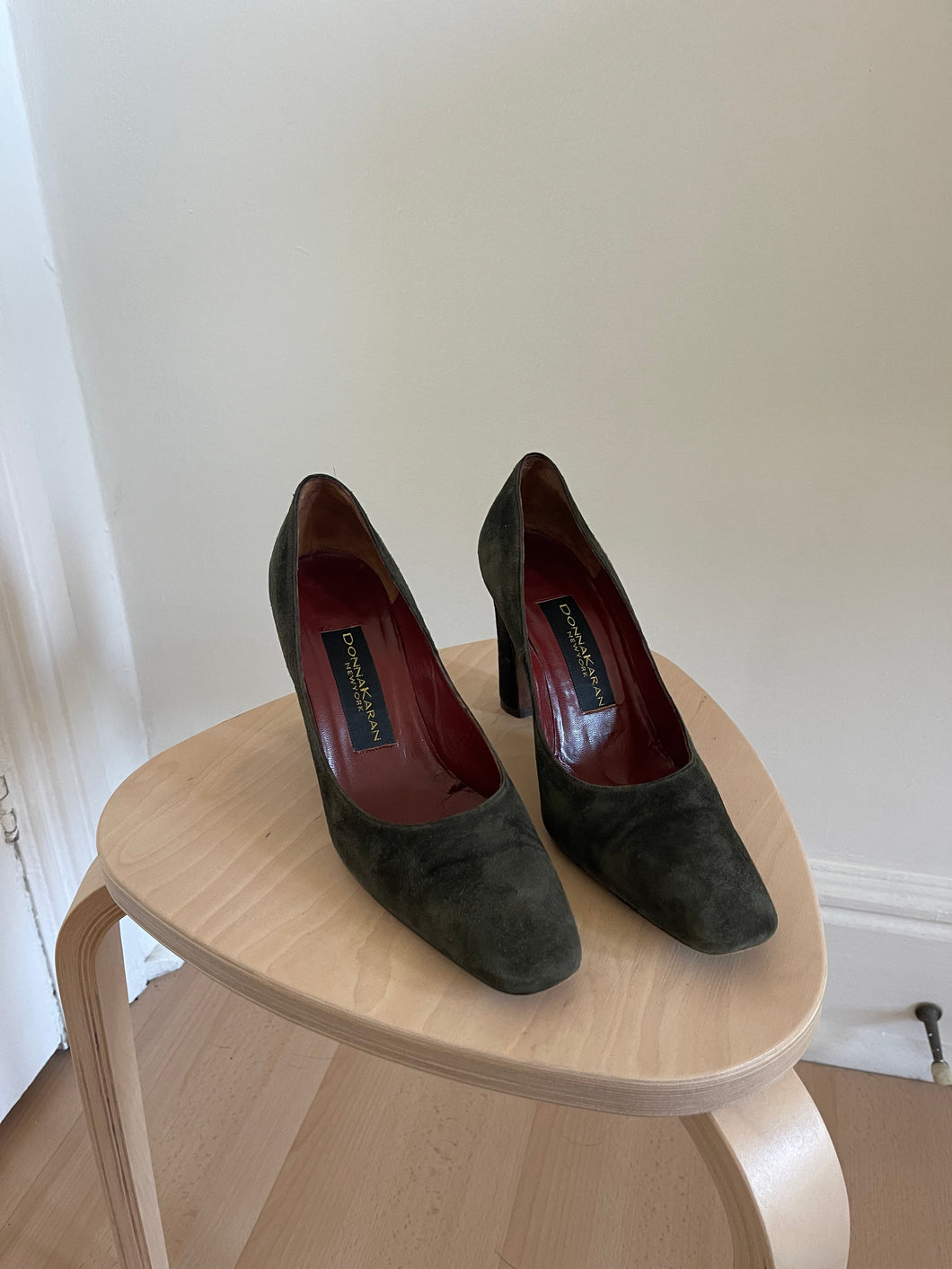 Donna Karen Suede Heels