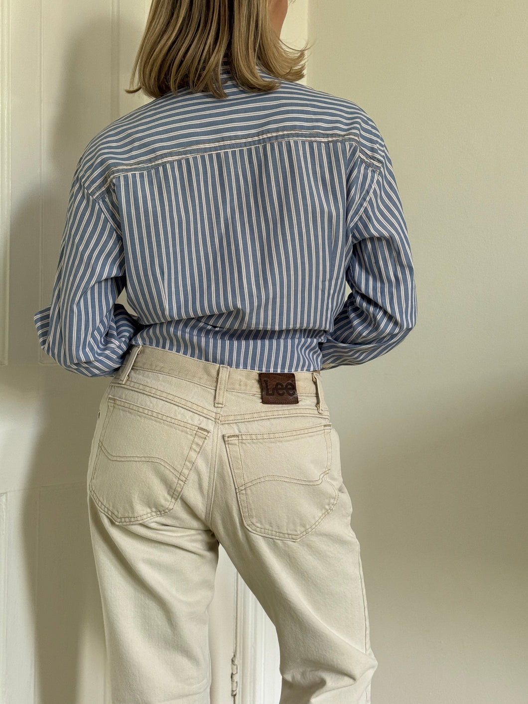 Beige Lee Jeans