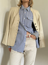 Load image into Gallery viewer, Bleu Striped Button Up

