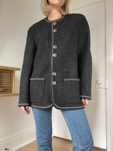 Load image into Gallery viewer, Grey Wool Coat
