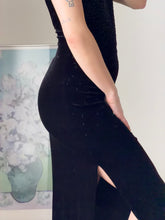 Load image into Gallery viewer, Velour Beaded Dress
