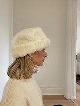 Load image into Gallery viewer, White Faux Fur Hat
