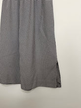 Load image into Gallery viewer, Black and White Gingham Maxi Skirt
