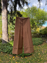 Load image into Gallery viewer, Cropped Trousers with Exaggerated Cuff
