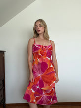 Load image into Gallery viewer, Pink and Orange Floral Dress
