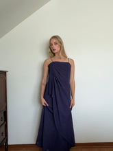 Load image into Gallery viewer, Purple Gathered Gown
