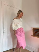 Load image into Gallery viewer, Bubble Gum Midi Skirt
