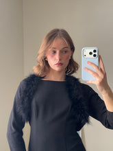 Load image into Gallery viewer, Feather Trim Bolero
