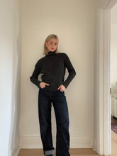 Load image into Gallery viewer, Grey Ribbed Turtleneck
