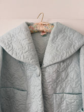 Load image into Gallery viewer, Baby Blue Quilted Bed Jacket
