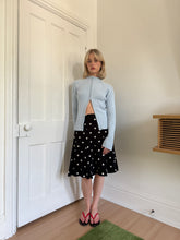 Load image into Gallery viewer, Polka Dot Silk Midi Skirt
