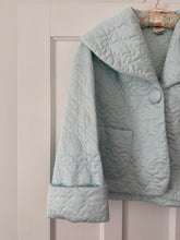 Load image into Gallery viewer, Baby Blue Quilted Bed Jacket
