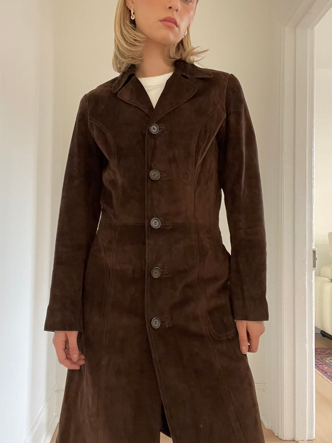 Danier Chocolate Brown Trench