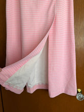 Load image into Gallery viewer, Pink Gingham Maxi Skirt
