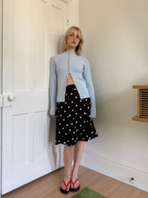 Load image into Gallery viewer, Polka Dot Silk Midi Skirt
