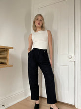 Load image into Gallery viewer, Navy Wool Trousers
