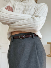 Load image into Gallery viewer, Burgundy Patent Belt
