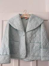 Load image into Gallery viewer, Baby Blue Quilted Bed Jacket
