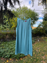 Load image into Gallery viewer, Hugo Boss Baby Blue Silk Shift Dress
