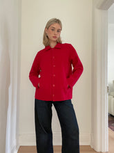 Load image into Gallery viewer, Cherry Red Wool Blazer
