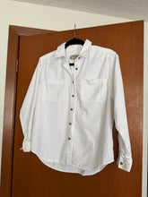 Load image into Gallery viewer, White Herringbone Button Down
