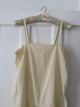 Load image into Gallery viewer, Butter Yellow Cotton Romper
