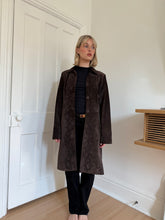 Load image into Gallery viewer, Chocolate Brown Suede Trench
