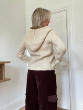 Load image into Gallery viewer, Button Up Cream Knit
