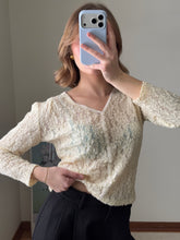 Load image into Gallery viewer, Lace Button Up Shirt
