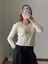 Load image into Gallery viewer, Lace Button Up Shirt
