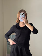 Load image into Gallery viewer, Feather Trim Sweater
