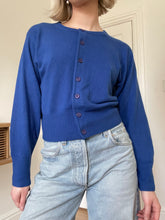 Load image into Gallery viewer, Cobalt Blue Cardigan
