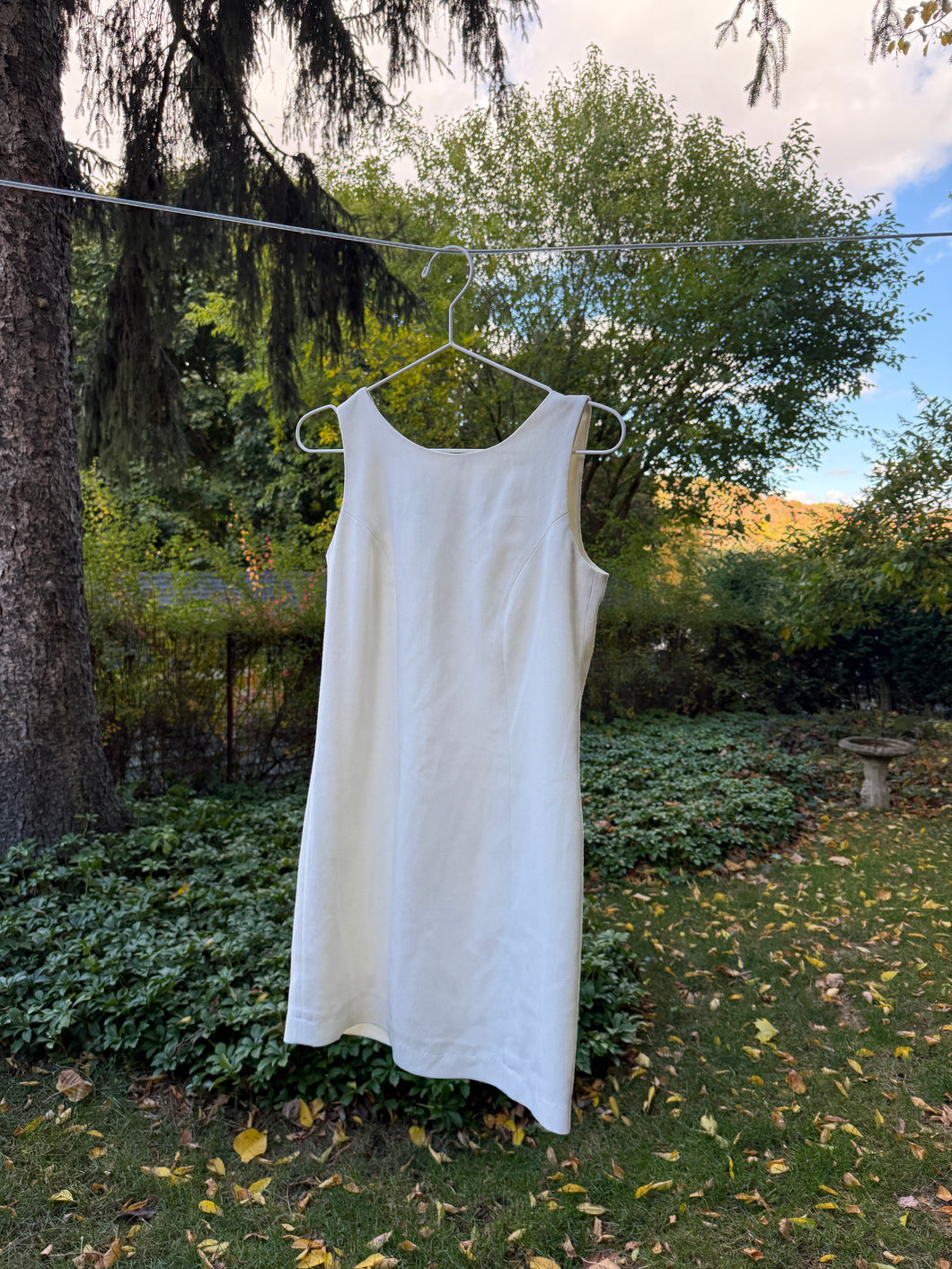 White Shift Dress