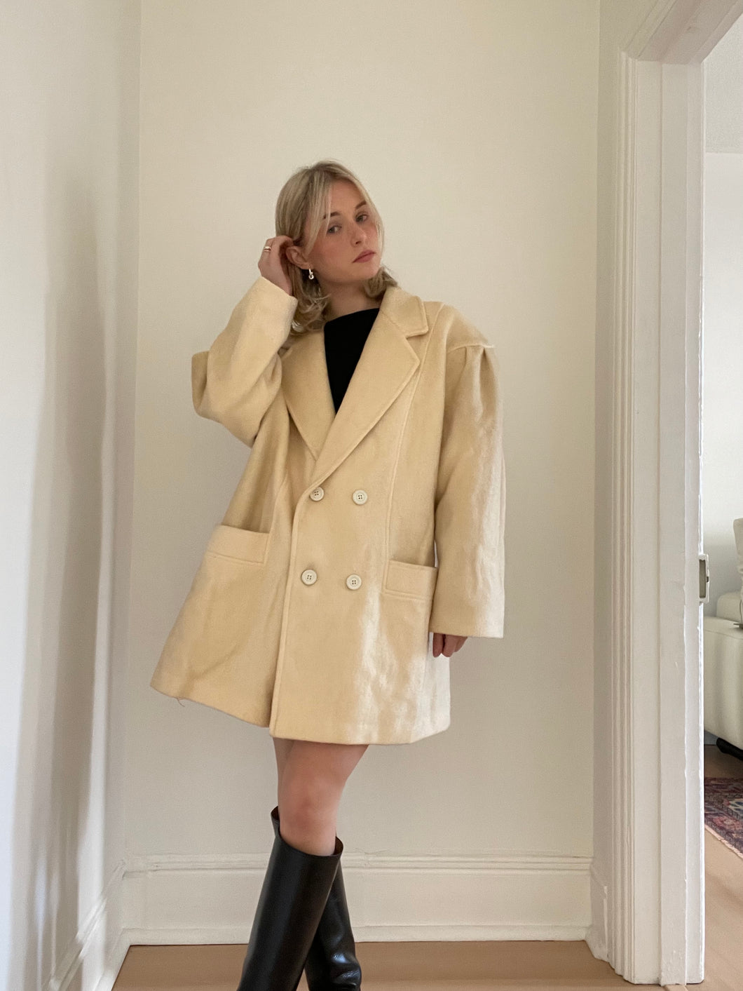 Double Breasted Wool Coat