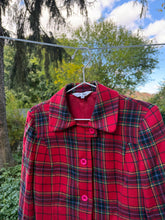 Load image into Gallery viewer, Red Plaid Wool Blazer
