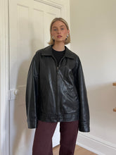 Load image into Gallery viewer, Black Leather Jacket
