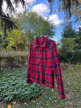 Load image into Gallery viewer, Red Plaid Wool Blazer
