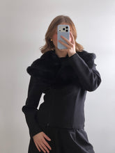 Load image into Gallery viewer, Faux Fur Collared Jacket
