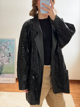 Load image into Gallery viewer, 80's Printed Leather Jacket
