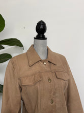 Load image into Gallery viewer, Vintage Tan Leather Jacket
