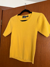 Load image into Gallery viewer, Yellow Knit Tshirt
