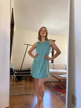 Load image into Gallery viewer, Hugo Boss Baby Blue Silk Shift Dress
