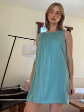 Load image into Gallery viewer, Hugo Boss Baby Blue Silk Shift Dress
